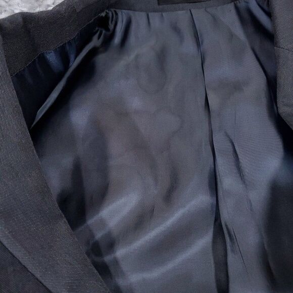 Calvin Klein Men's Suit Jacket Blazer Gray Polyester Rayon Sport Coat Size 42R - Picture 4 of 14